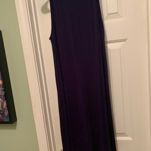 Navy blue swing dress